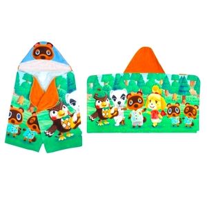 Animal Crossing kids Hooded Towel  Wrap